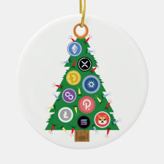 Crypto Christmas Tree Cryptocurrency Ornament