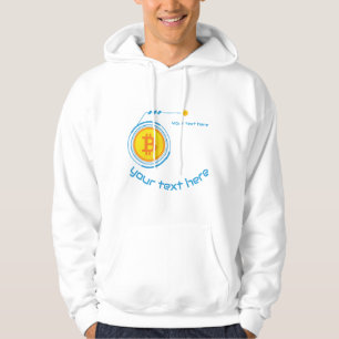 crypto coin editable quote hoodie