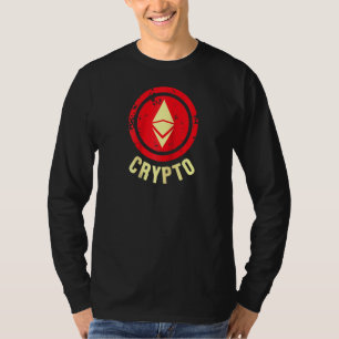 Crypto Coin Ethereum Cryptocurrency Blockchain Hod T-Shirt