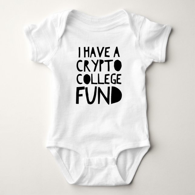 Crypto College Fund Baby Bodysuit (Front)