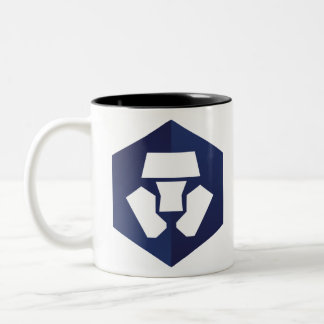 Crypto.com coin CRO logo Crypto Blockchain Two-Tone Coffee Mug