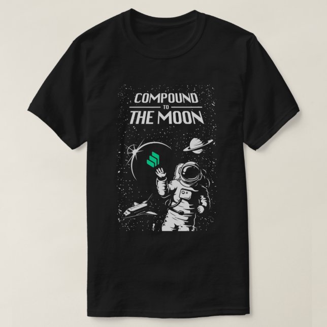 Crypto Currency Talk  Fun Compound Gear and Gifts  T-Shirt (Design Front)