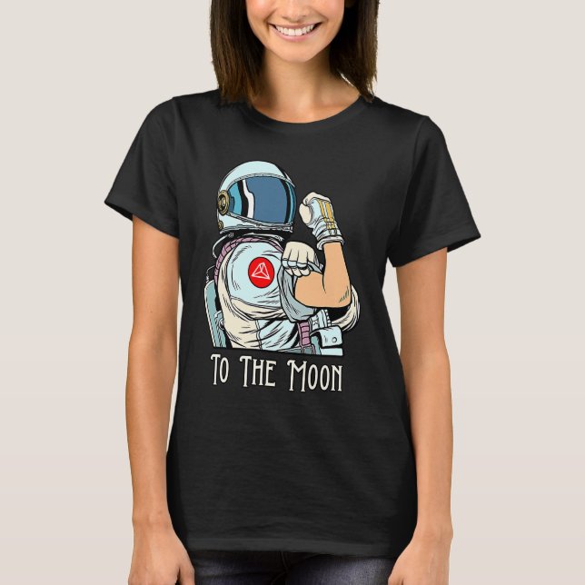 Crypto Currency Talk Link  Fun Tron TRX We Can Do  T-Shirt (Front)