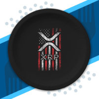 Crypto Currency - XRP Cryptocurrency American Flag