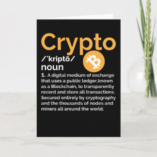 Crypto Definition Card