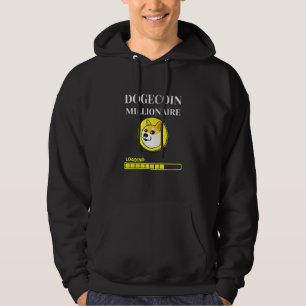 Crypto Dogecoin Millionaire Loading Cryptocurrency Hoodie
