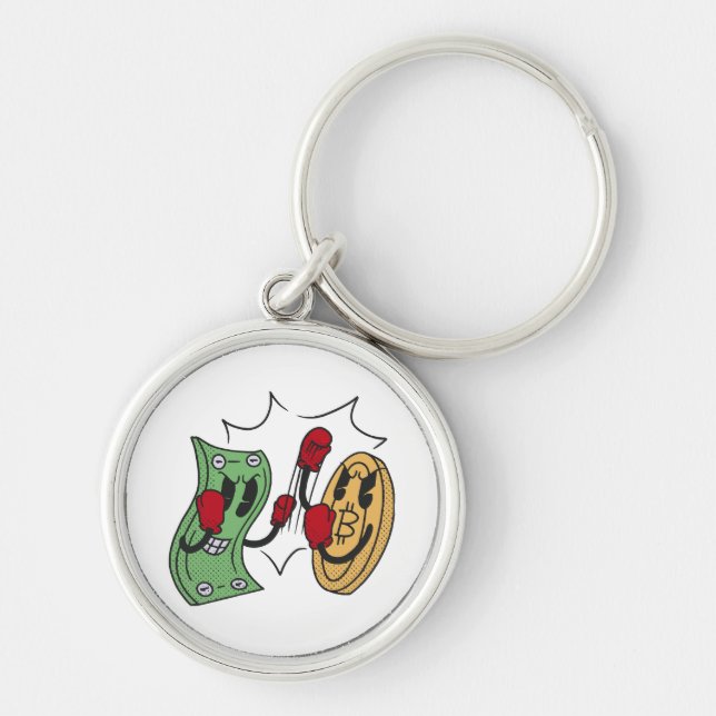 Crypto Fight Club Key Ring (Front)