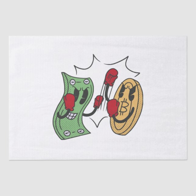 Crypto Fight Club Tissue Paper (Front)