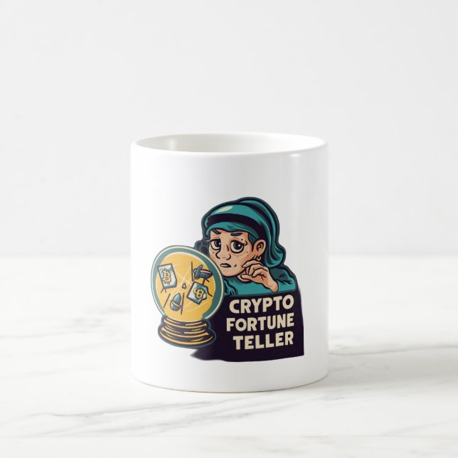 Crypto Fortune Teller Coffee Mug (Center)
