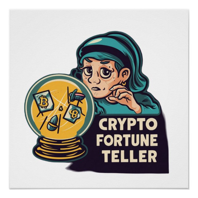 Crypto Fortune Teller Poster (Front)