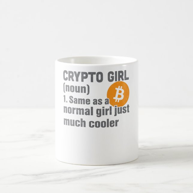 Crypto Girl Coffee Mug (Center)
