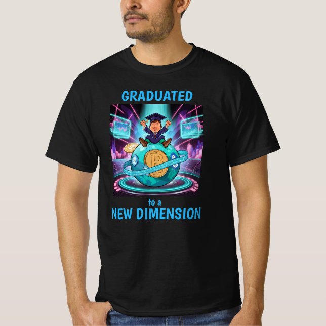 Crypto Graduation Personalised T-Shirt (Front)