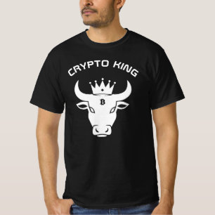 Crypto King Personalised Black T-Shirt