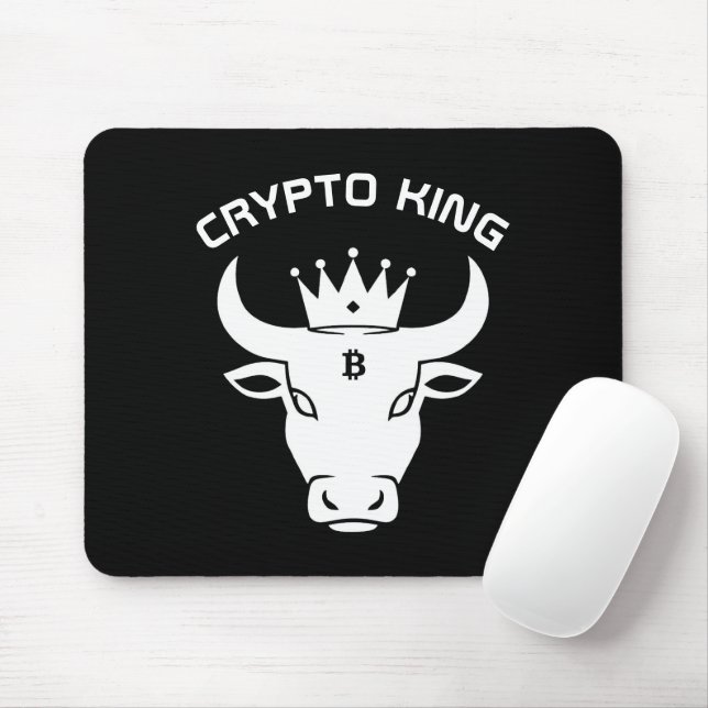 Crypto King Personalised  Mouse Pad (With Mouse)