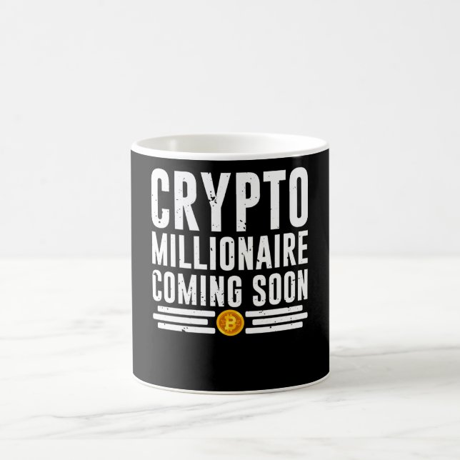 Crypto Millionaire Coming Soon Coffee Mug (Center)