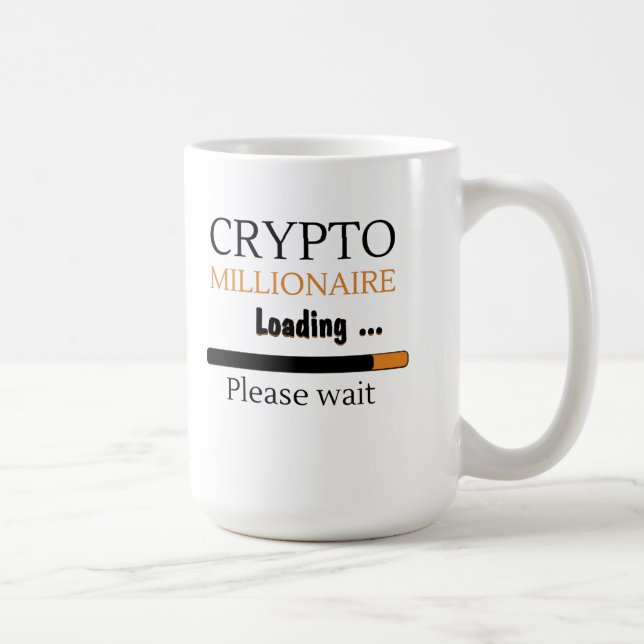 Crypto Millionaire Loading funny trading nft Coffee Mug (Right)