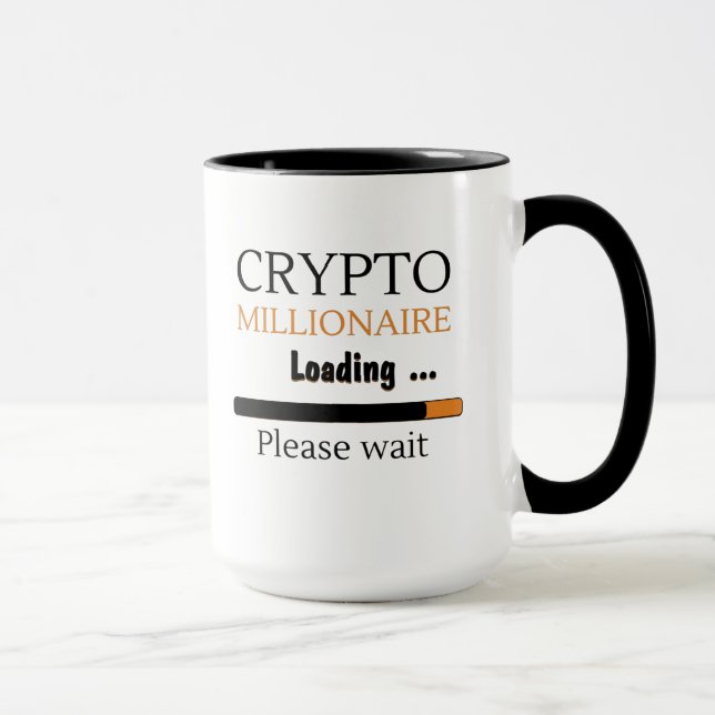 Crypto Millionaire Loading funny trading nft Mug (Right)