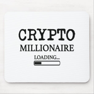 Crypto Millionaire Loading Mouse Pad