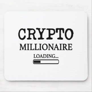 Crypto Millionaire Loading Mouse Pad