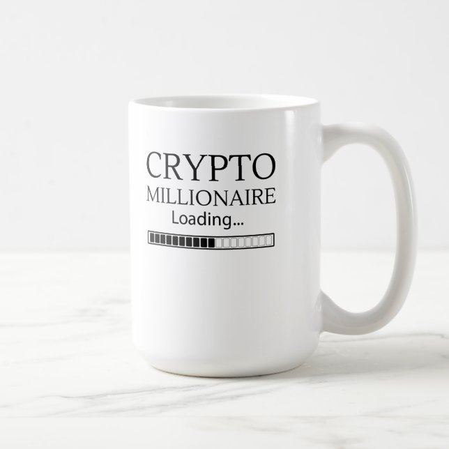 Crypto Millionaire Loading please wait Coffee Mug (Right)