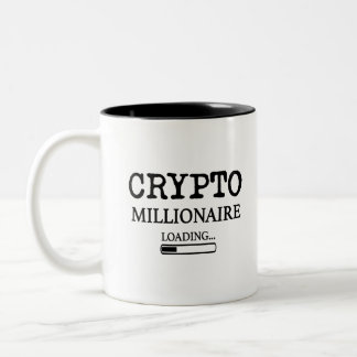 Crypto Millionaire Loading Two-Tone Coffee Mug