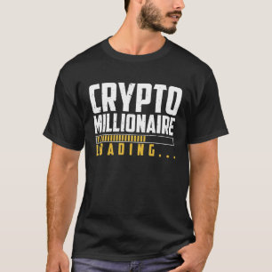 Crypto Millionaire Retro Bitcoin Coin BTC Hodl Gra T-Shirt