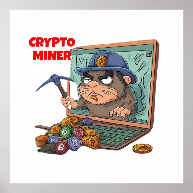 Crypto Miner Poster (Front)