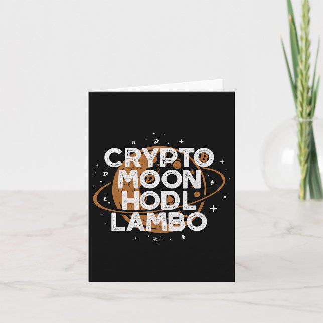 Crypto Moon HODL Lambo Card (Creator Uploaded)