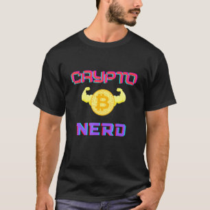 Crypto Nerd - Cryptocurrency - - Bitcoin - T-Shirt