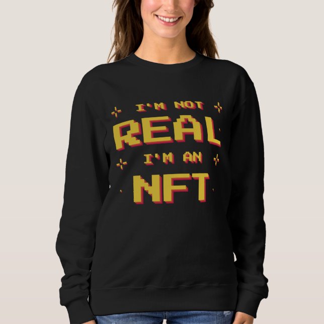 Crypto NFT Non Fungible Token Blockchain Sweatshirt (Front)
