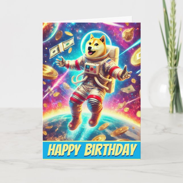 Crypto Odyssey: Doge's Galactic Adventure Card (Front)