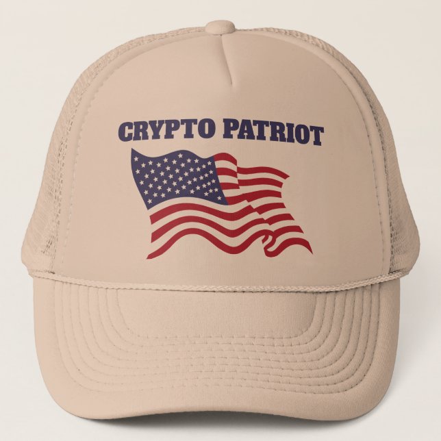 Crypto Patriot Hat for Everyday Wear (Front)