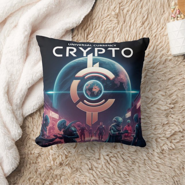 Crypto Planet Cushion (Blanket)