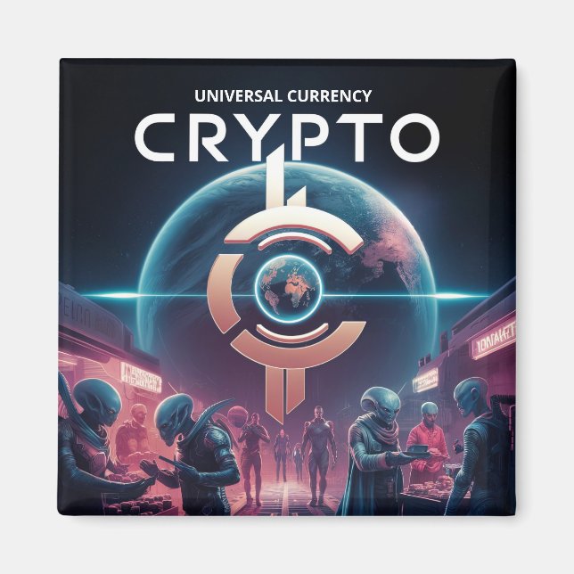 Crypto Planet Magnet (Front)