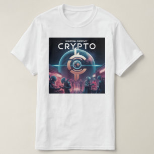 Crypto Planet White T-Shirt