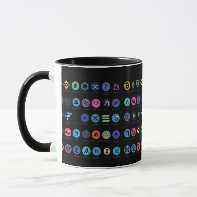 Crypto Power Fuel Your Day Energy Mug (Left)