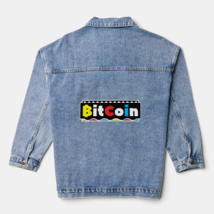 Crypto Revolution: Bold Statement T-shirt for Digi Denim Jacket