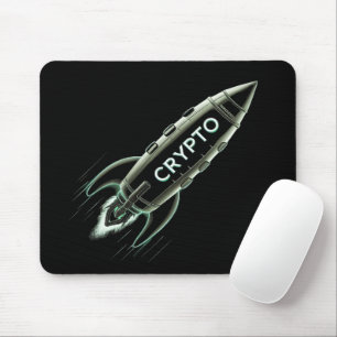 Crypto Rocket Mouse Pad