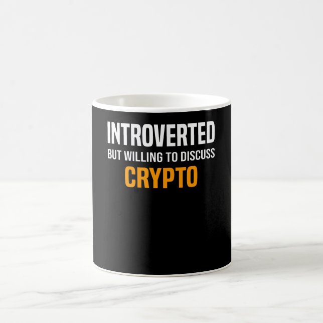 Crypto Saying Trader Miner Cryptocurrency Crypto Coffee Mug (Center)