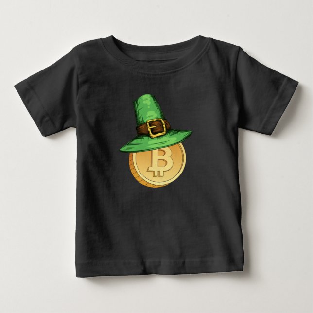 Crypto St Patrick Coin Baby T-Shirt (Front)