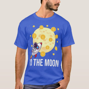 Crypto to the Moon Internet Money Token Hunter Ast T-Shirt