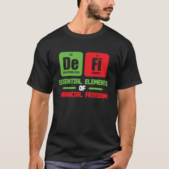 Crypto Trader Cryptocurrency Decentralised Finance T-Shirt (Front)
