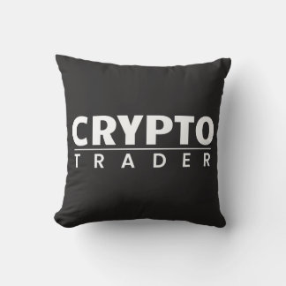 Crypto Trader - Cryptocurrency Trader Cushion