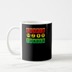 Crypto Trader Rainbow for Bitcoin Fans Coffee Mug
