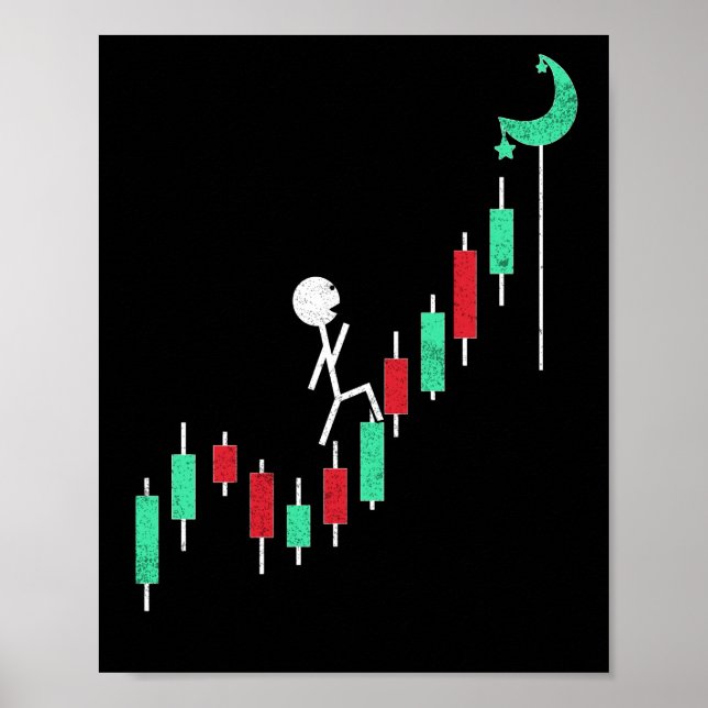 Crypto Trading Hodl Stock Chart To The Moon (Front)