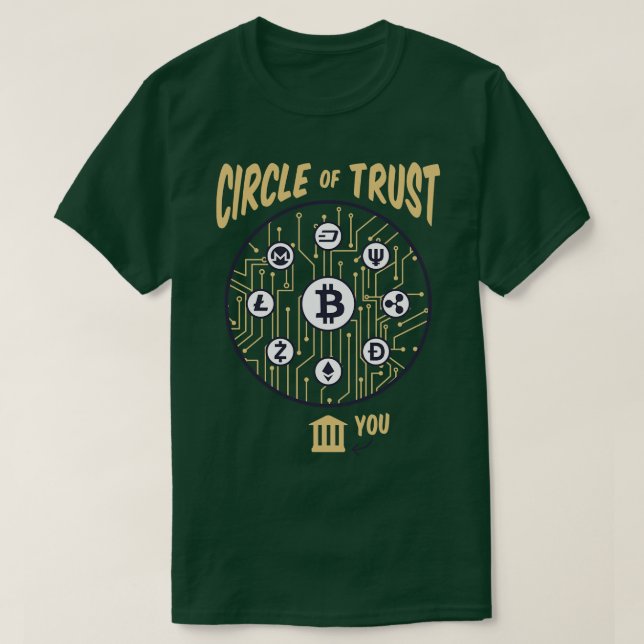 Cryptocurrencies  T-Shirt (Design Front)