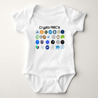 Cryptocurrency ABC's Baby Outfit Baby Bodysuit