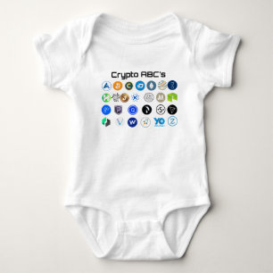 Cryptocurrency ABC's Baby Outfit Bodysuit
