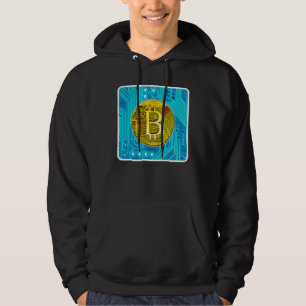 Cryptocurrency Bitcoin & Chip Hoodie