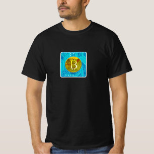 Cryptocurrency Bitcoin & Chip T-Shirt